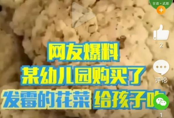 用发霉花菜给孩子做饭？2020上海校园食品安全方案出炉！